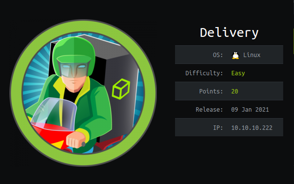 Hackthebox Delivery